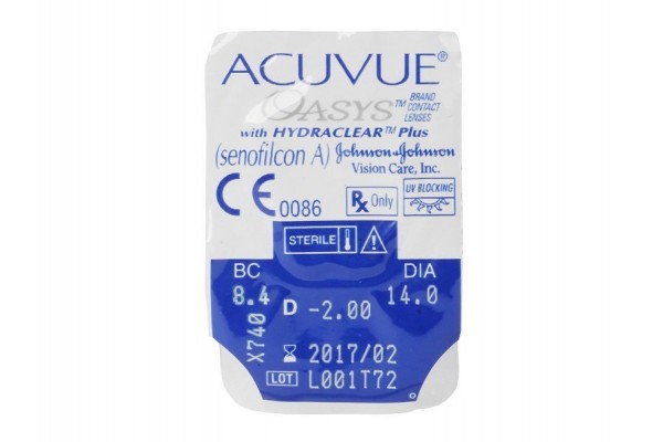 Acuvue Oasys Μυωπίας Υπερμετρωπίας Δεκαπενθήμεροι (6 φακοί)